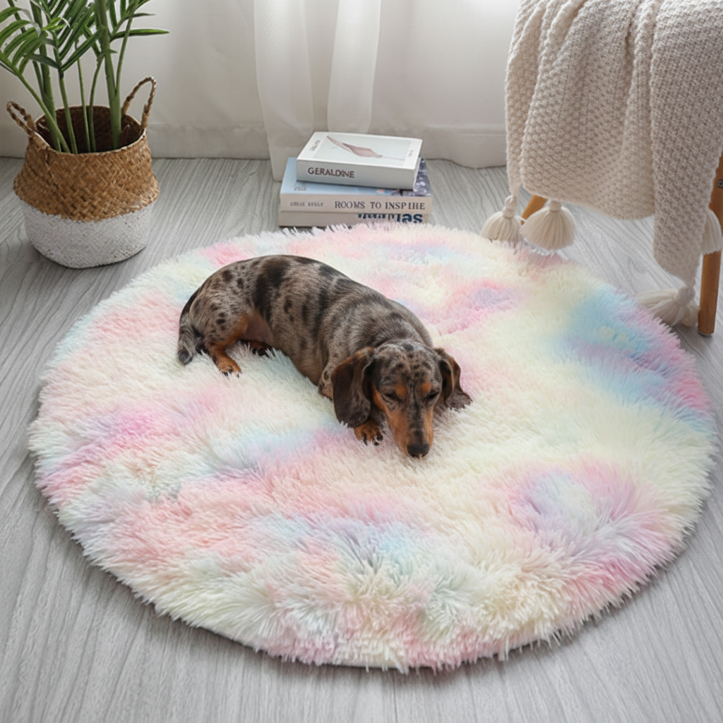Tie-Dye Round Carpet