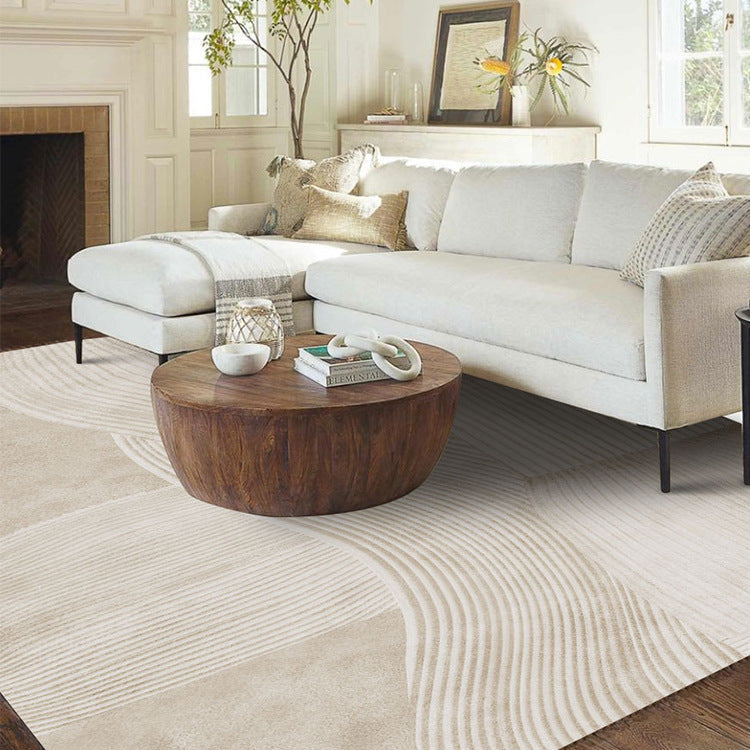 Round Striped Carpet
