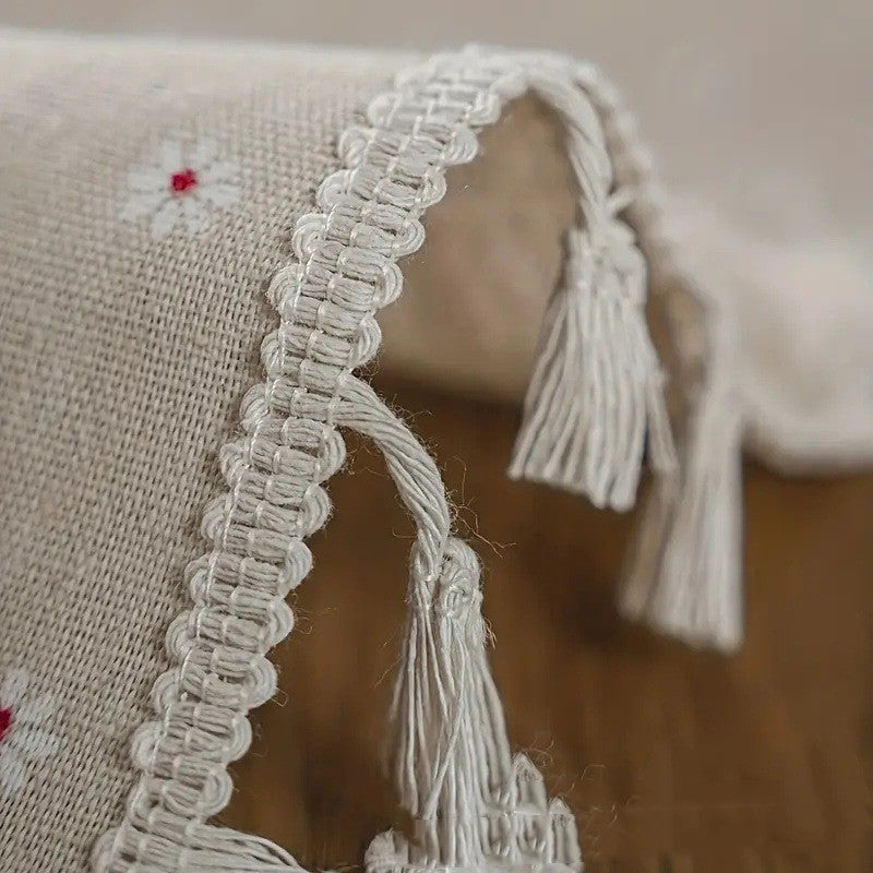 Tablecloth with Tassel Design
