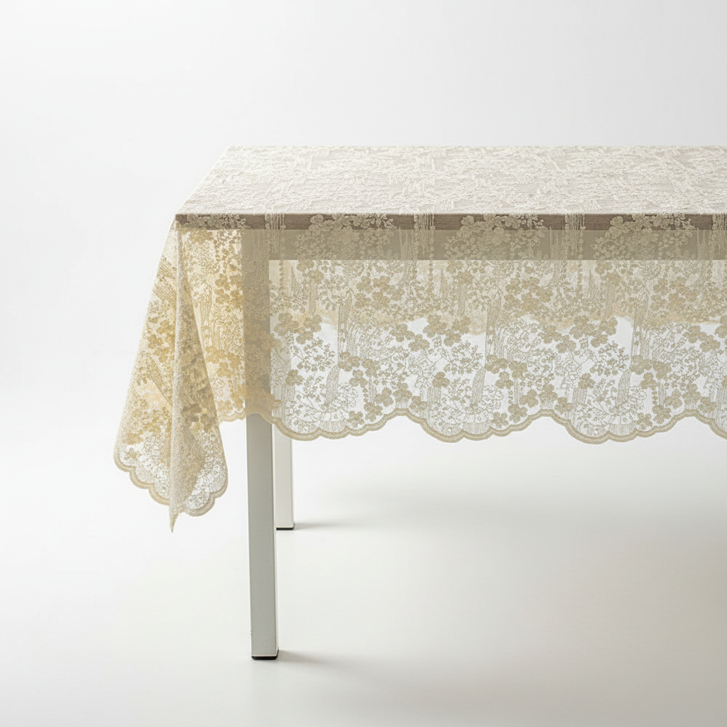 Lace Embroidered Tablecloth