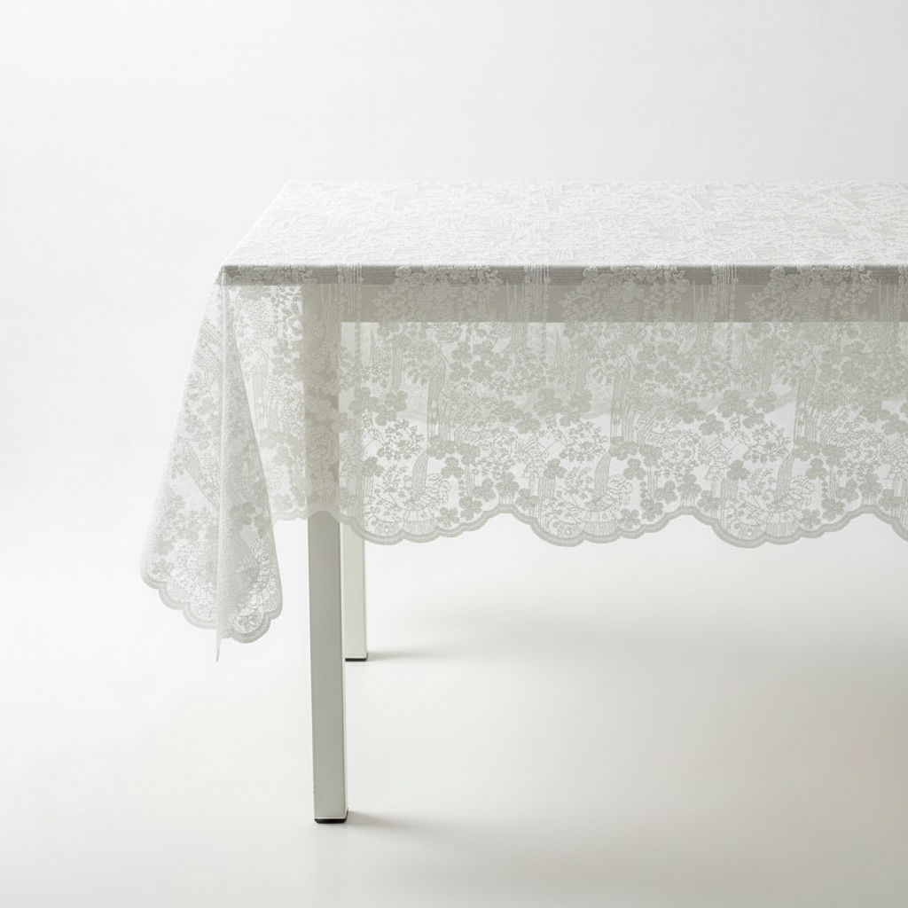 Lace Embroidered Tablecloth