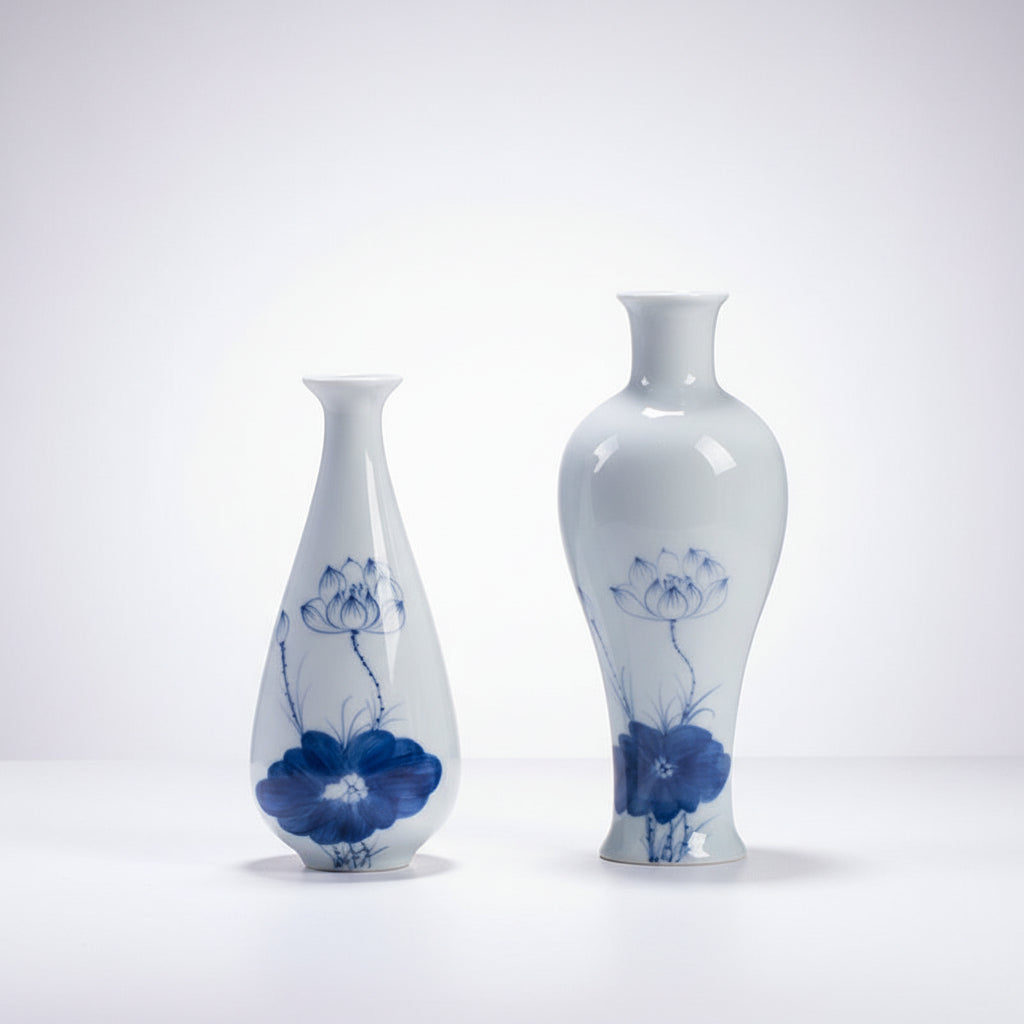 Hand-Painted Ceramic Vase