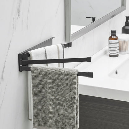 Wall-Mounted Folding Towel Rack
