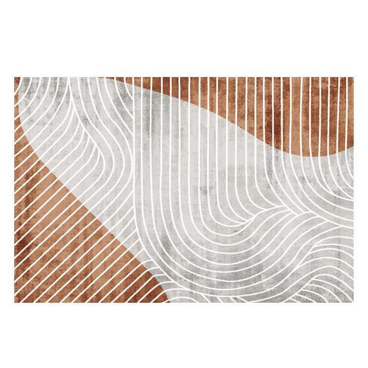 Round Striped Carpet