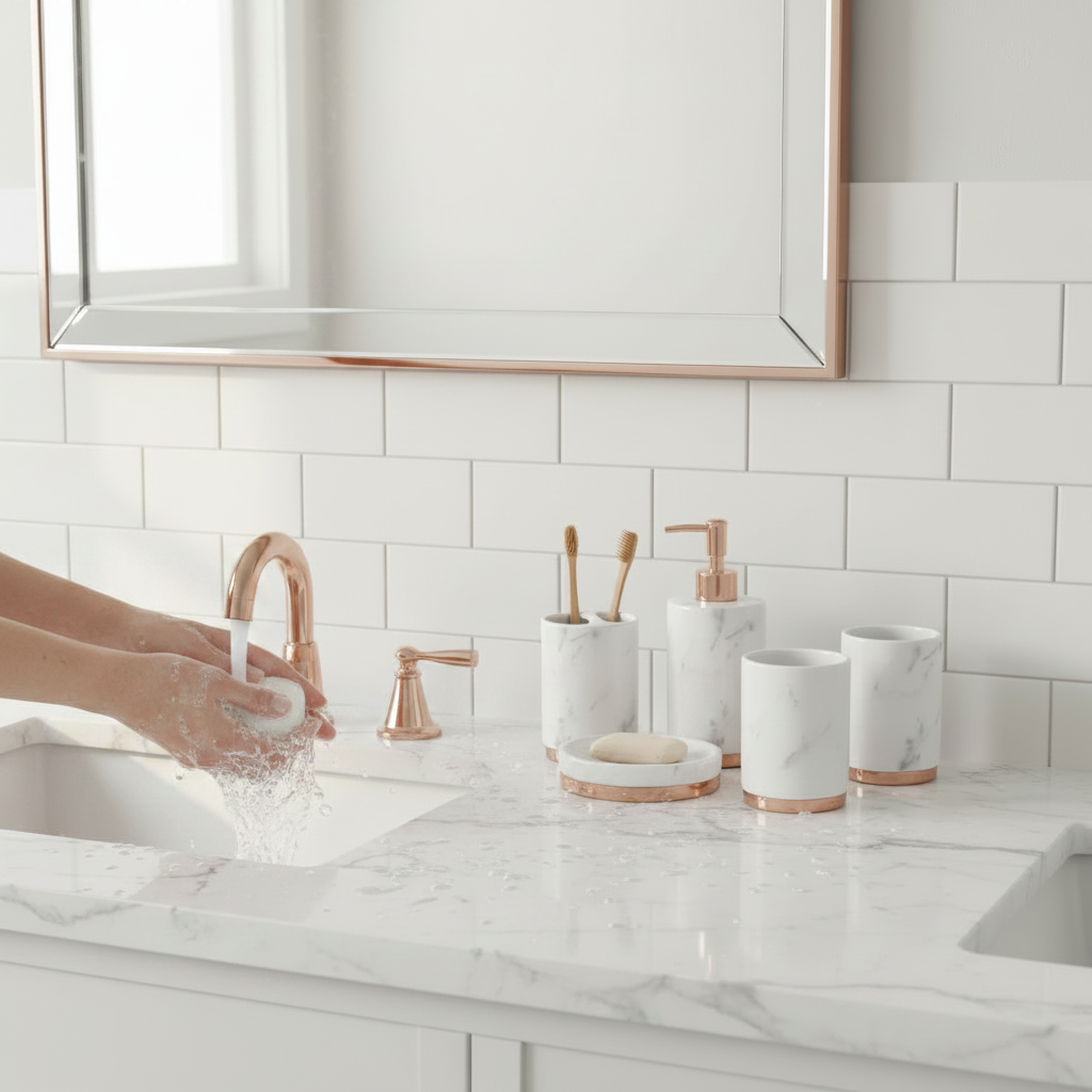 Ceramic Bathroom Set