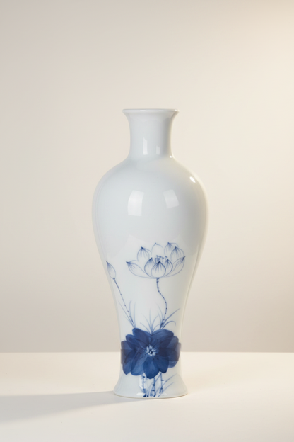 Hand-Painted Ceramic Vase