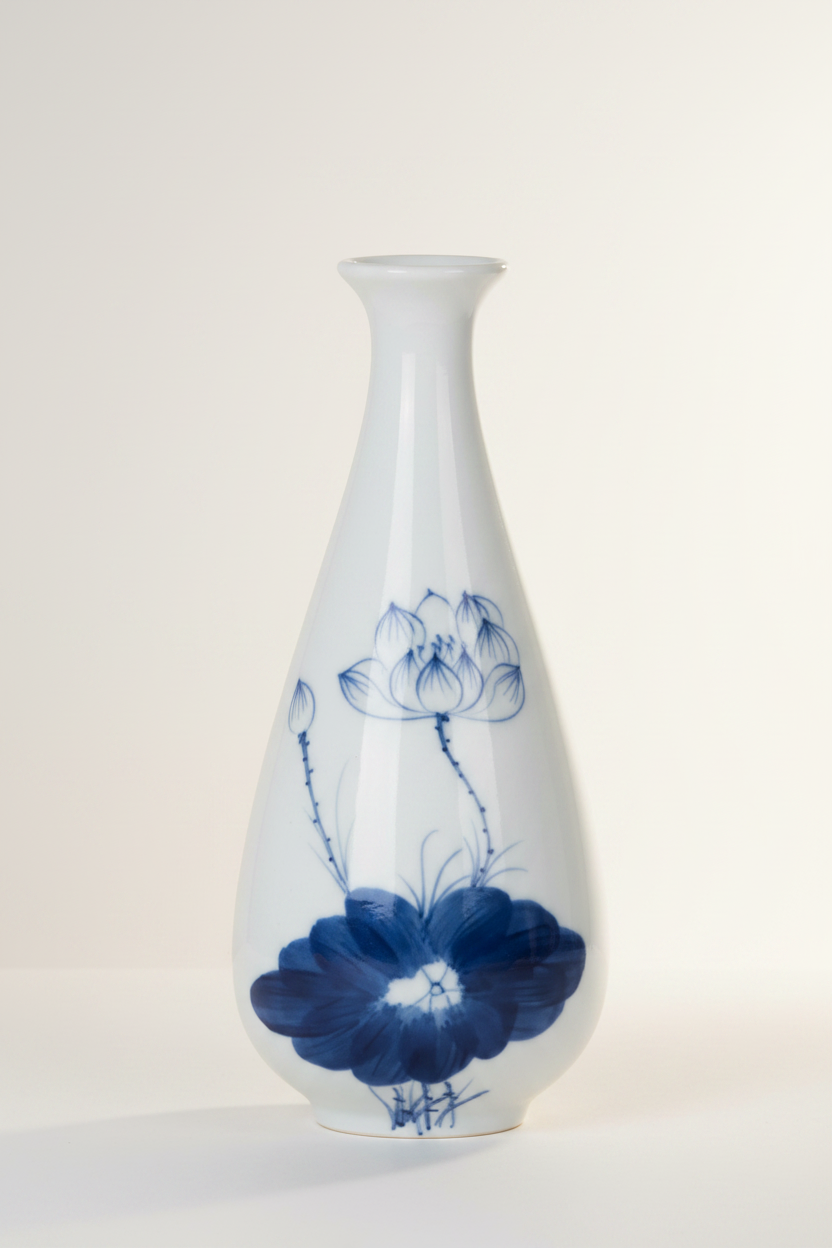 Hand-Painted Ceramic Vase