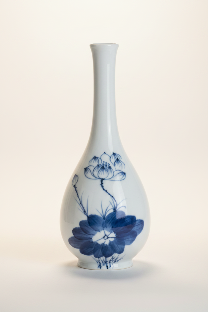 Hand-Painted Ceramic Vase