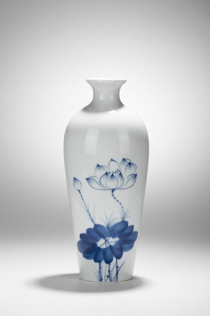 Hand-Painted Ceramic Vase