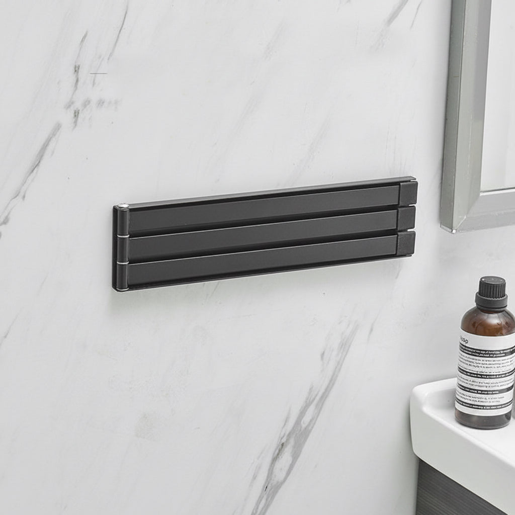 Wall-Mounted Folding Towel Rack