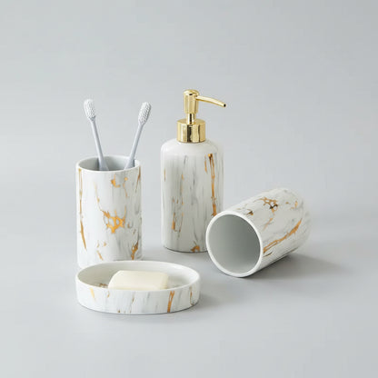 White Bathroom Set