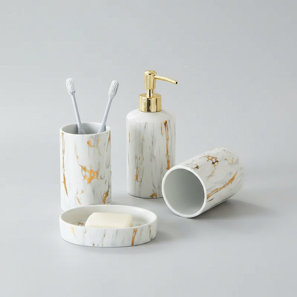 White Bathroom Set