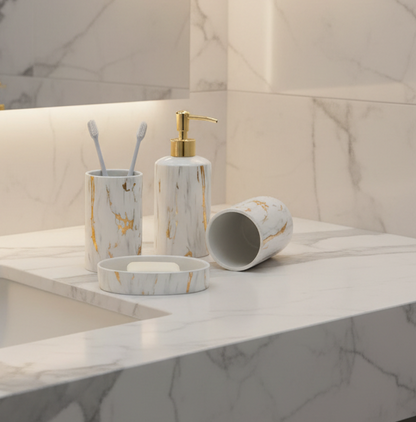 White Bathroom Set