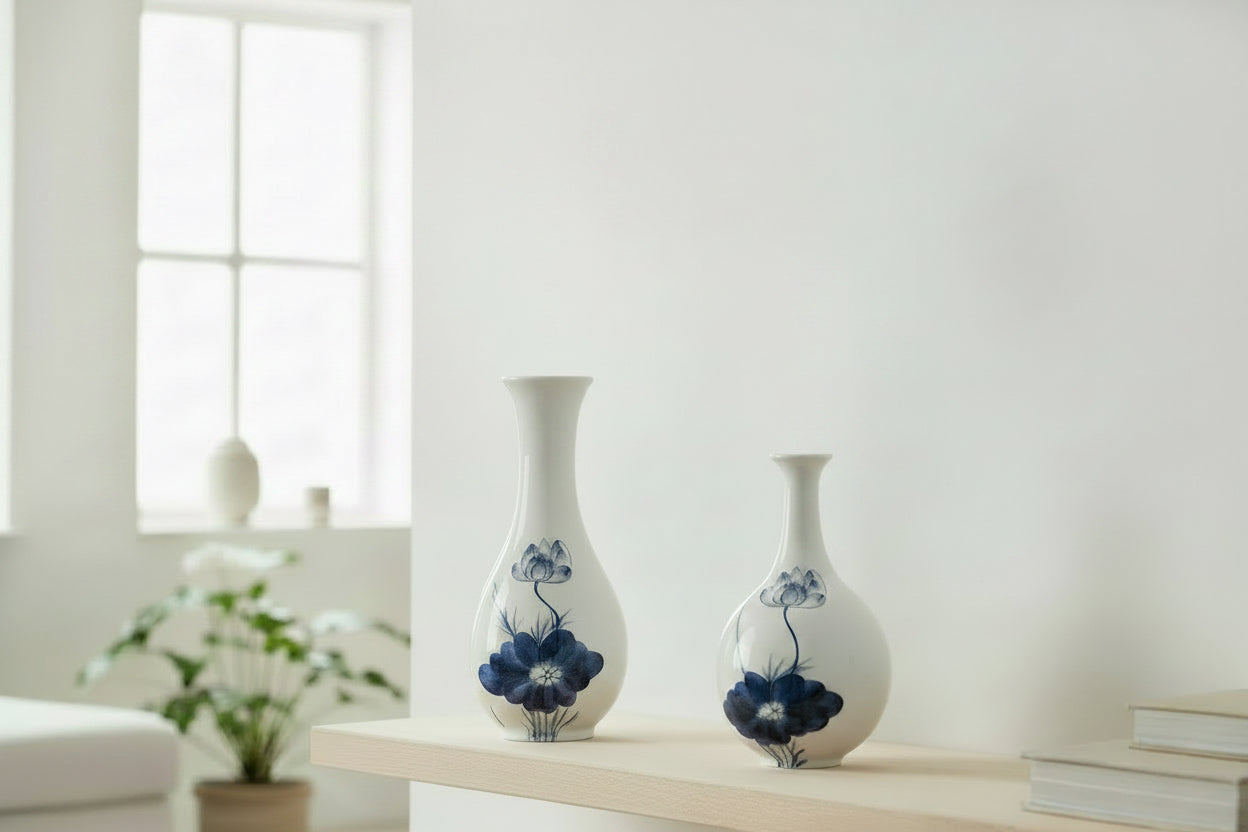 Hand-Painted Ceramic Vase