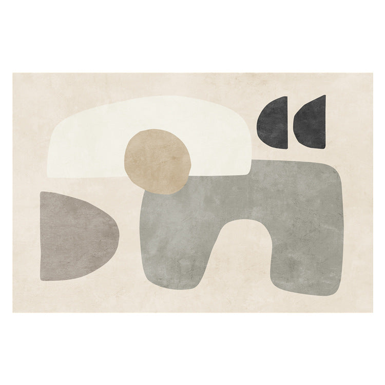 Round Striped Carpet